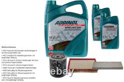 Febi Inspection Set 7L Addinol Super Light 0540 pour Audi Cabriolet 8G7