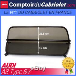 Filet anti-remous coupe-vent, windschott Audi A3 cabriolet type 8V TUV