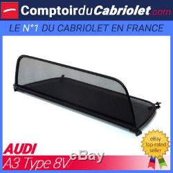 Filet anti-remous coupe-vent, windschott Audi A3 cabriolet type 8V TUV