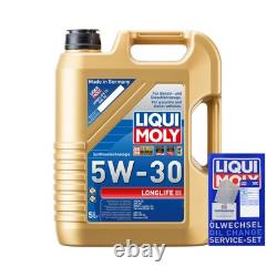 Filtre à Huile Bosch 12 L Liqui Moly Longlife 3 5W-30 pour VW Golf I Cabriolet
