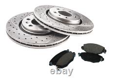 For Audi 80 B4 CABRIO 1991-2000 PLAQUETTES DISQUES DE FREIN GT0207 245mm ARRIERE