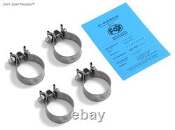 Fox Acier Système Audi 80/90 89 B3 Sedan/Coupé+B4 Cabriolet 2.6+2.8L 2x63Mm