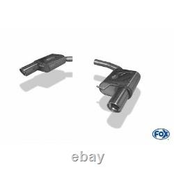 Fox Silencieux 1x100 pour Audi A4/A5/S5 Quattro 8T Coupé/Cabriolet