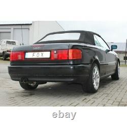 Fox Silencieux 2x76 pour Audi 80/90 89, B3 Soude / Coupé / 80 B4 Cabrio