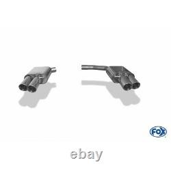 Fox Silencieux Double Flux 2x90 pour Audi A4/A5/S5 Quattro 8T Coupé/Cabriolet