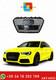 Grille Avant Rs5 Look Pour Audi A5 Coupe Cabriolet Sportback (12-17) Noir Poli