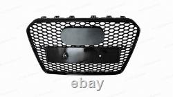 Grille Avant RS5 Look pour Audi A5 Coupe Cabriolet Sportback (12-17) Noir Poli