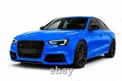 Grille Avant RS5 Look pour Audi A5 Coupe Cabriolet Sportback (12-17) Noir Poli