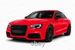 Grille Avant RS5 Look pour Audi A5 Coupe Cabriolet Sportback (12-17) Noir Poli