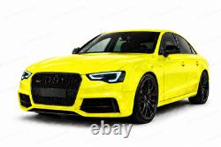 Grille Avant RS5 Look pour Audi A5 Coupe Cabriolet Sportback (12-17) Noir Poli
