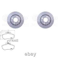 HELLA Pagid Set de Freins 280mm+ Avant Convient pour Audi 80 B4 Aussi Cabriolet