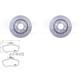 Hella Pagid Set De Freins 280mm+ Avant Convient Pour Audi 80 B4 Aussi Cabriolet