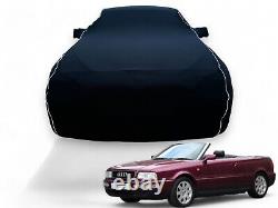 Housse pour Voiture Indoor Etendue Couverture Carcover Audi 80 Cabriolet Noir