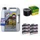 Inspection Set 5l Liqui Moly 5w-40 Pour Vw Golf I Cabriolet 1.8 1.6