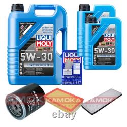 Inspection Set Liqui Moly 5W-30 Longue Date 7L pour Audi Cabriolet 2.6 2.8
