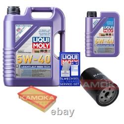 Inspection Set Liqui Moly Leichtlauf 5W-40 6L Pour Audi Cabriolet 2.6 2.0 E 1.8
