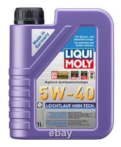 Inspection Set Liqui Moly Leichtlauf 5W-40 6L Pour Audi Cabriolet 2.6 2.8 80