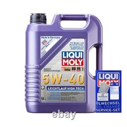 Inspection Set Liqui Moly Leichtlauf 5W-40 8L Pour Audi Cabriolet 2.6 2.0 E 1.8