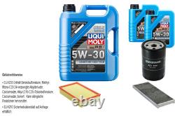 Inspection Set Liqui Moly Longtime 5W-30 7L Pour Audi 80 2.0 E Cabriolet