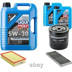 Inspection Set Liqui Moly Longtime 5W-30 7L Pour Audi Cabriolet 2.6 2.8
