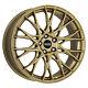 Jantes Roues Dotz Fuji Gold Pour Audi S5 Cabrio Coupe Sportback 8x19 5x 3yj