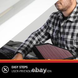 K&N Filtre à Air Sport 33-2001 Pour Audi Coupe 80 90 Cabriolet Quattro