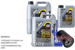Kamoka Filtre à Huile Liqui Moly Top Tec 4100 5W-40 11L pour VW Golf I Cabriolet