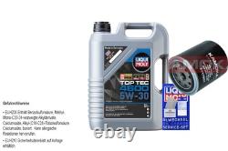 Kamoka Filtre à Huile Liqui Moly Top Tec 4600 5W-30 5L pour Audi Cabriolet 2.6