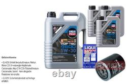 Kamoka Filtre à Huile Liqui Moly Top Tec 4600 5W-30 8L pour Audi Cabriolet 2.6