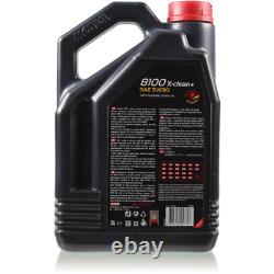 Kamoka Inspection Set Motul 8100 X-Clean + 5W30 8L pour Audi Cabriolet 2.6 2.8