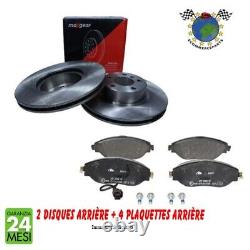 Kit Disques Et Plaquettes Arriere Maxgear pour AUDI CABRIOLET COUPE 100 9 eg6