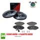 Kit Disques Et Plaquettes Arriere Maxgear Pour Audi Cabriolet Coupe 100 9 Eg6