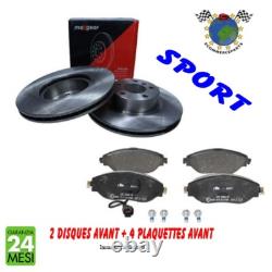 Kit Disques Et Plaquettes sport Avant Maxgear pour AUDI CABRIOLET COUPE 80 str