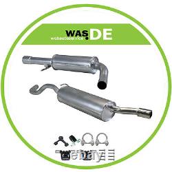 Ligne pot d'échappement pour AUDI TT 1.8 T Turbo Coupe, Cabrio+ attaches