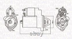 MAGNETI MARELLI Démarreur 1,1kW Compatible Avec AUDI 100 80 A4 A6 CABRIOLET