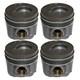 Mahle 4x Piston Ensemble Pour Vw Audi Golf I Cabriolet 155 1.8 19e 1g1 1.8i