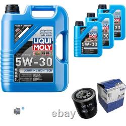 MAHLE Filtre À Huile 8 L LIQUI MOLY 5W-30 Longtime Pour Audi Cabriolet 2.6 2.8