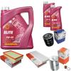 Mahle Inspection Set 7 L Mannol Elite 5w-40 Pour Audi Cabriolet 2.6 2.8 80