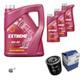 Mahle Inspection Set Mannol 8 L 5w-40 Extreme Pour Audi Cabriolet 2.6 2.8 A6
