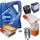 Mahle Inspection Set 5 L Mannol Spécial Plus 10w-30 Pour Audi Cabriolet 2.6