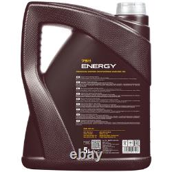 MANN-FILTER Inspection Set MANNOL 5L Energy 5W-30 Pour Audi Cabriolet 2.6 1.8 C