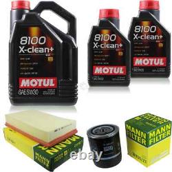 MANN-FILTER Inspection Set Motul 7L 5W-30 Pour Audi Cabriolet 2.6 2.8 A6