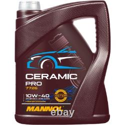 MANN Inspection Set 7L MANNOL Ceramic Pro 10W-40 Pour Audi Cabriolet 8G7 B4 MANN Inspection Set 7L MANNOL Ceramic Pro 10W-40 Pour Audi Cabriolet 8G7 B4