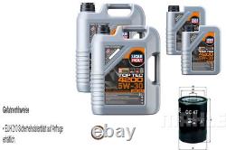 Mahle Filtre à Huile 12 LIQUI MOLY Top Tec 4200 5W-30 pour VW Golf III Cabriolet