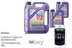 Mahle Filtre à Huile 7 L Liqui Moly 5W-40 High Tech pour Audi Cabriolet 2.0 E