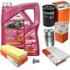 Mahle Inspection Set 5 L Mannol Legend + 0w-40 Pour Audi Cabriolet 2.3