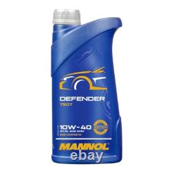 Mahle Inspection Set 6 L mannol Defender 10W-40 pour Audi, Cabriolet 2.6 2.8