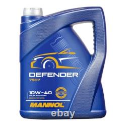 Mahle Inspection Set 6 L mannol Defender 10W-40 pour Audi, Cabriolet 2.6 2.8