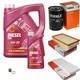 Mahle Inspection Set 6 L Mannol Diesel Tdi 5w-30 Pour Audi Cabriolet 2.6 1.8