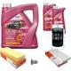 Mahle Inspection Set 6 L Mannol Legend + 0w-40 Pour Audi Cabriolet 2.3